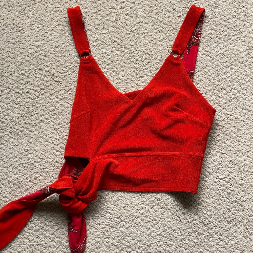 Freepeople Orange/Reddish Top